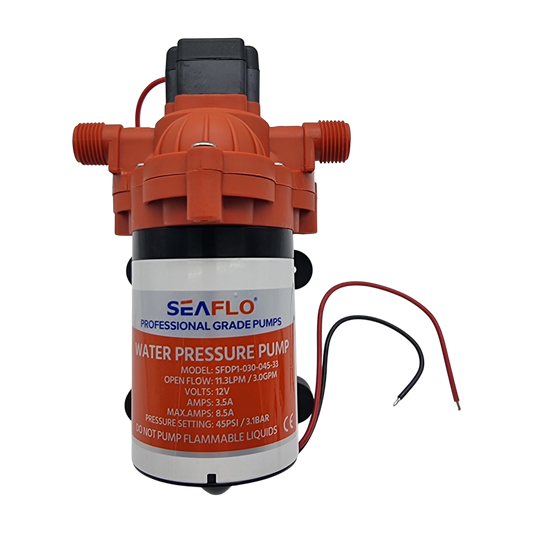 Bomba de Diafragma Autocebante Seaflo 12V 3Gpm 45Psi