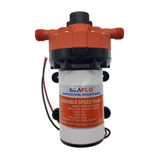 Bomba de Velocidad Variable Multifuncional Seaflo 12V 18.9Lpm 70Psi