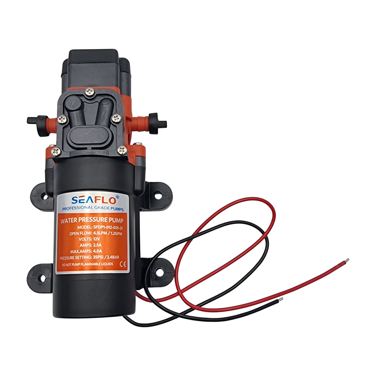 Bomba De Agua De Diafragma Portátil Seaflo 12V 4.3Lpm 35psi