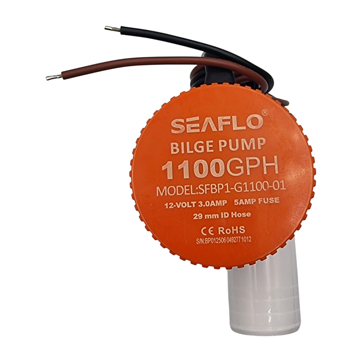 Bomba De Achique Sumergible Seaflo 1100 Gph 12v Blanco