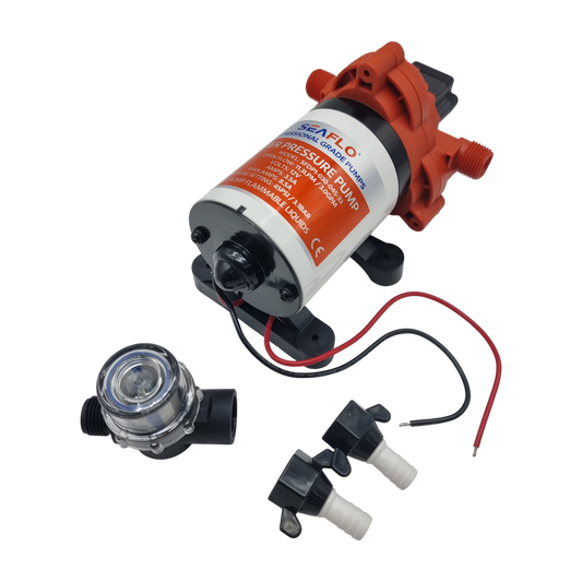 Bomba de Diafragma Autocebante Seaflo 12V 3Gpm 45Psi