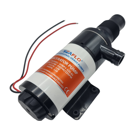 Bomba Sumergible Maceradora de Agua Seaflo 12V 45Lpm